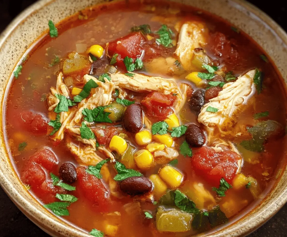 Flavorful Chicken Taco Soup: Your Go-To Easy Meal Prep Recipe